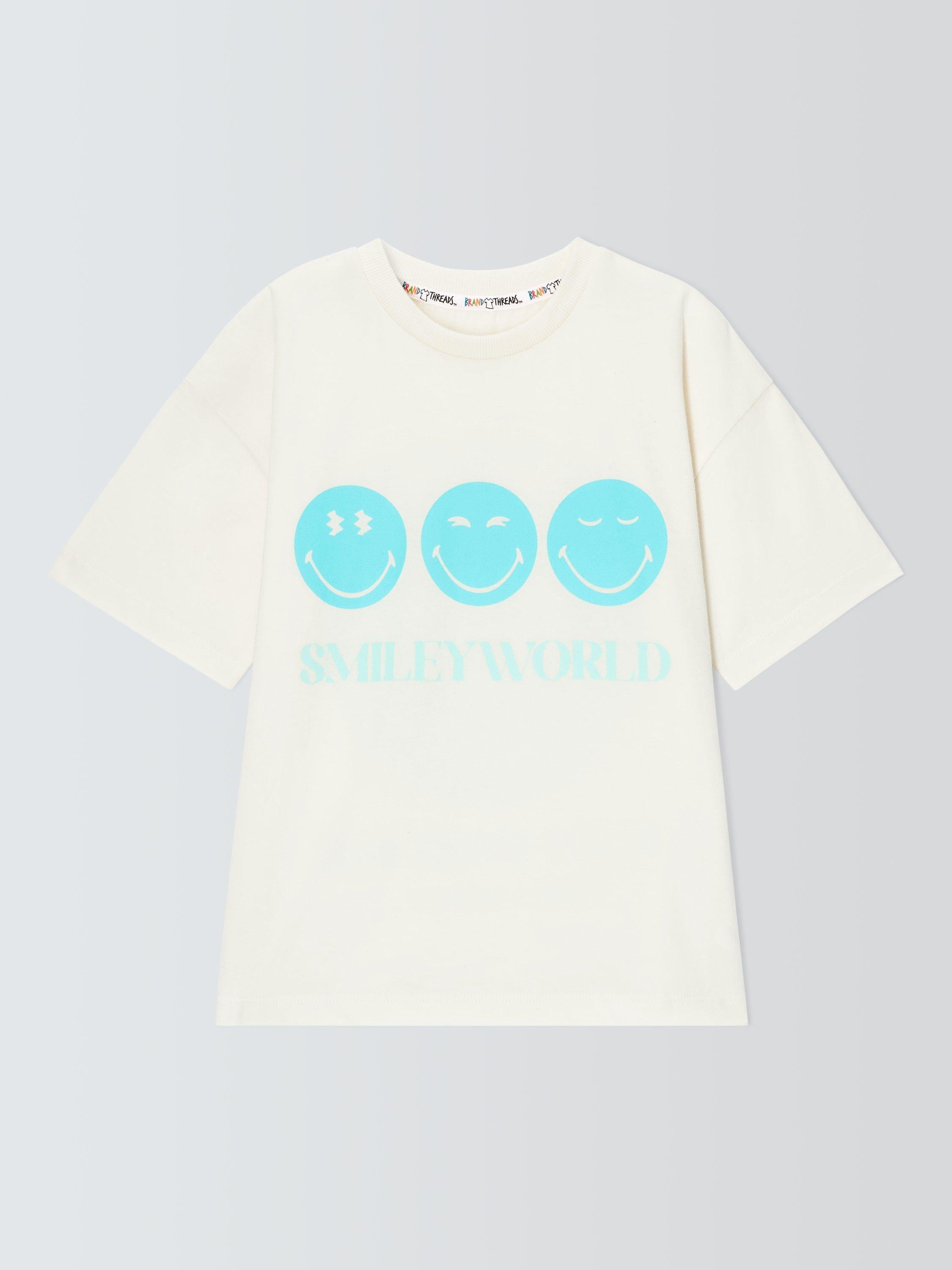 Kids' Cotton SmileyWorld T-Shirt, Tibetan Stone