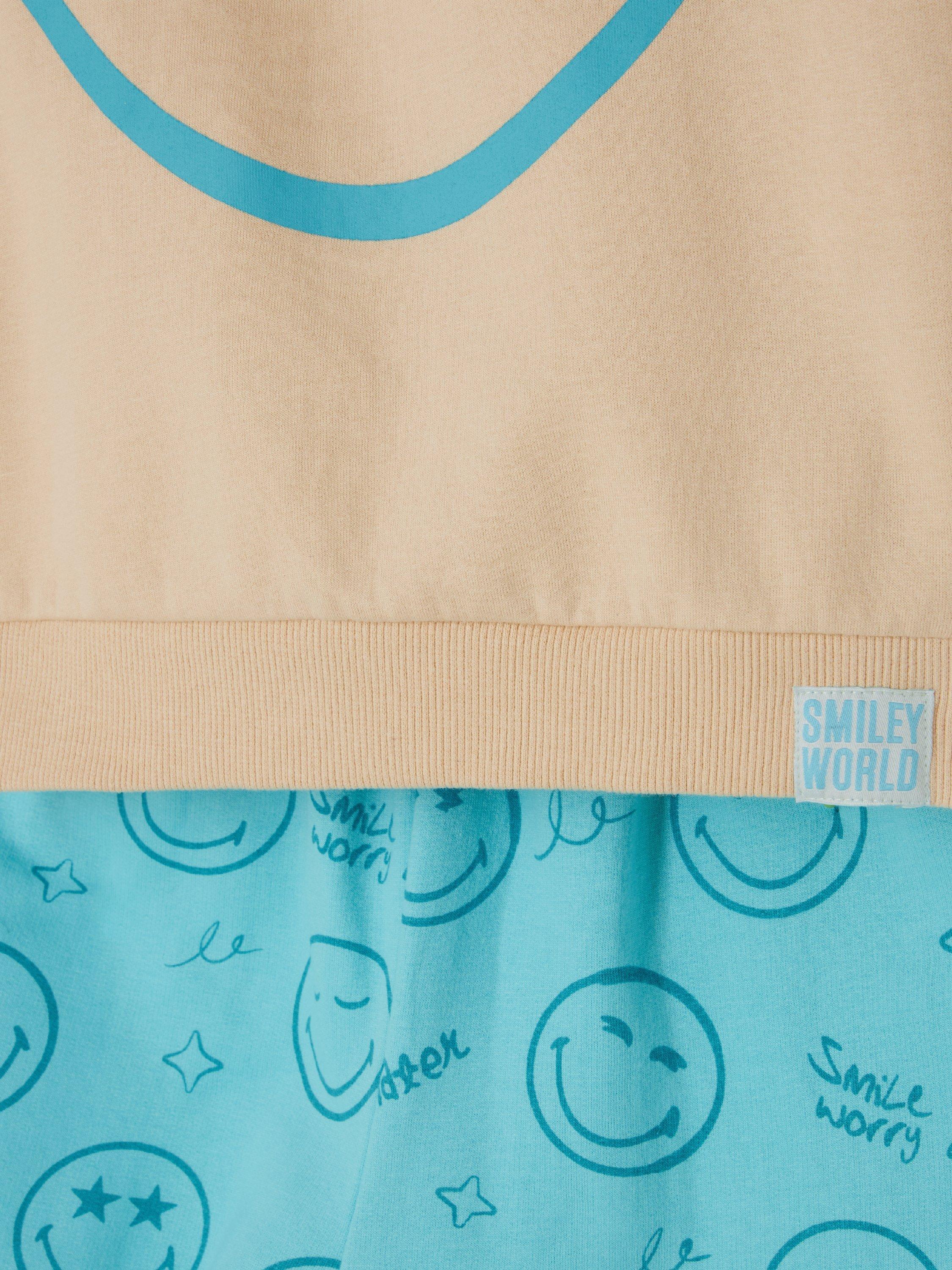 Kids' Smiley World Hoodie & Joggers Set, Tibetan Stone