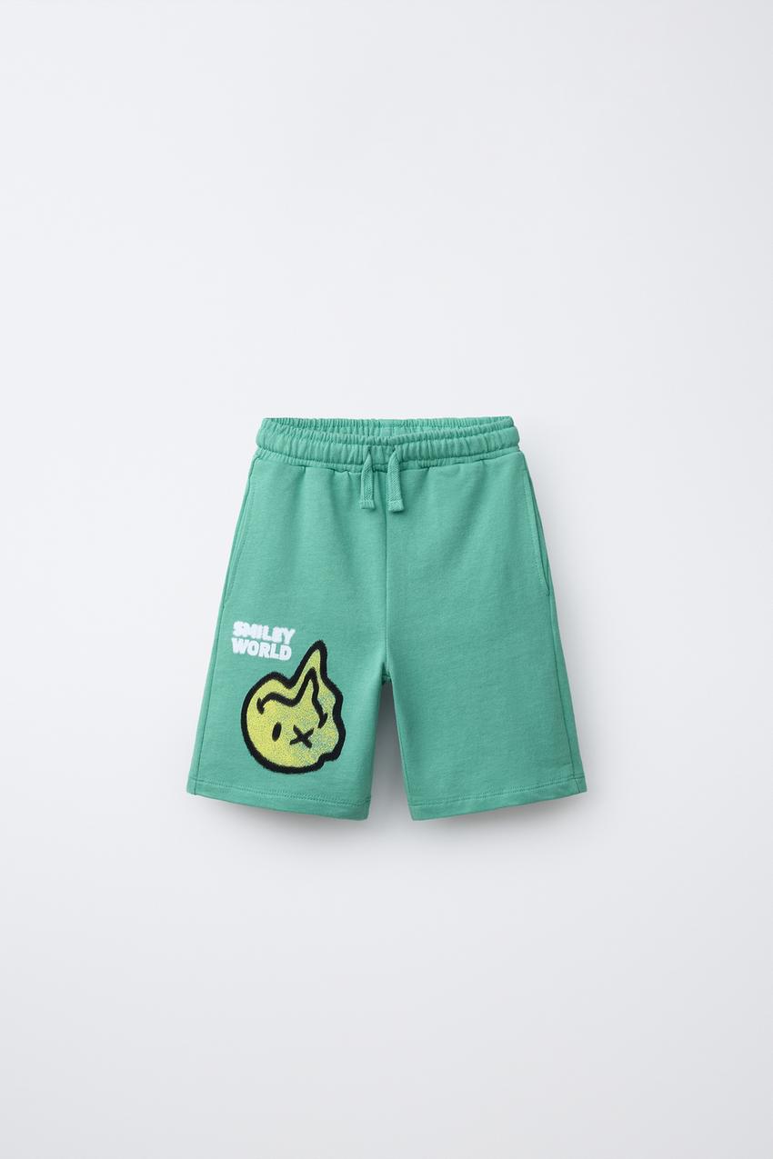 SMILEYWORLD ® PRINT BERMUDA SHORTS