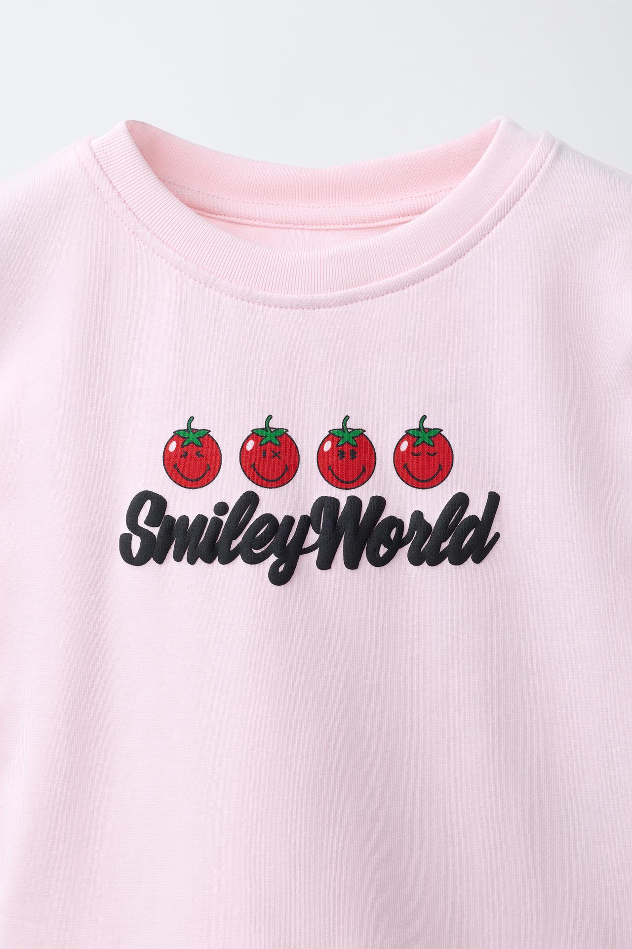 SMILEYWORLD ® TOMATO PRINT T-SHIRT
