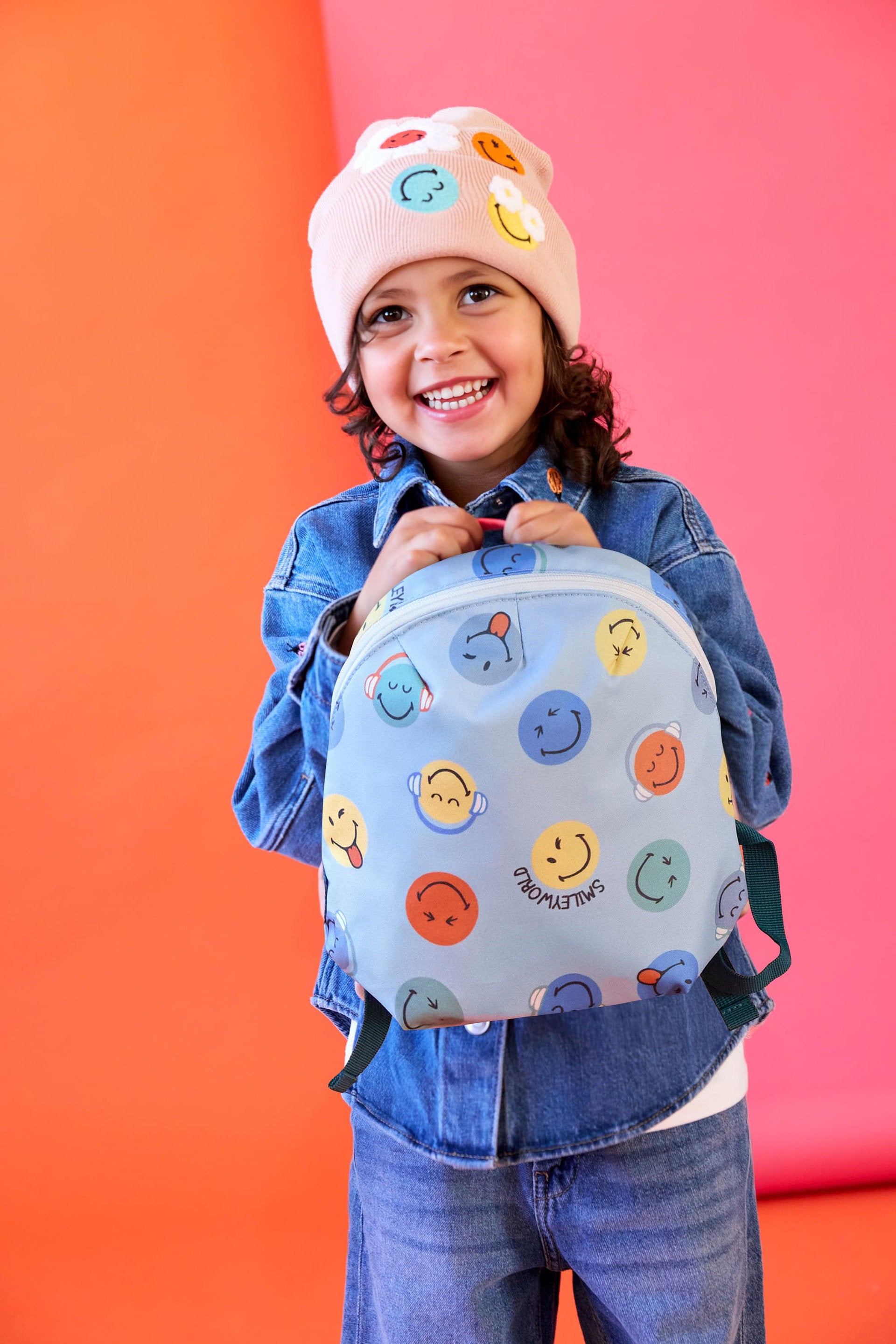 Kindergarten backpack Tiny - SmileyWorld®, blue