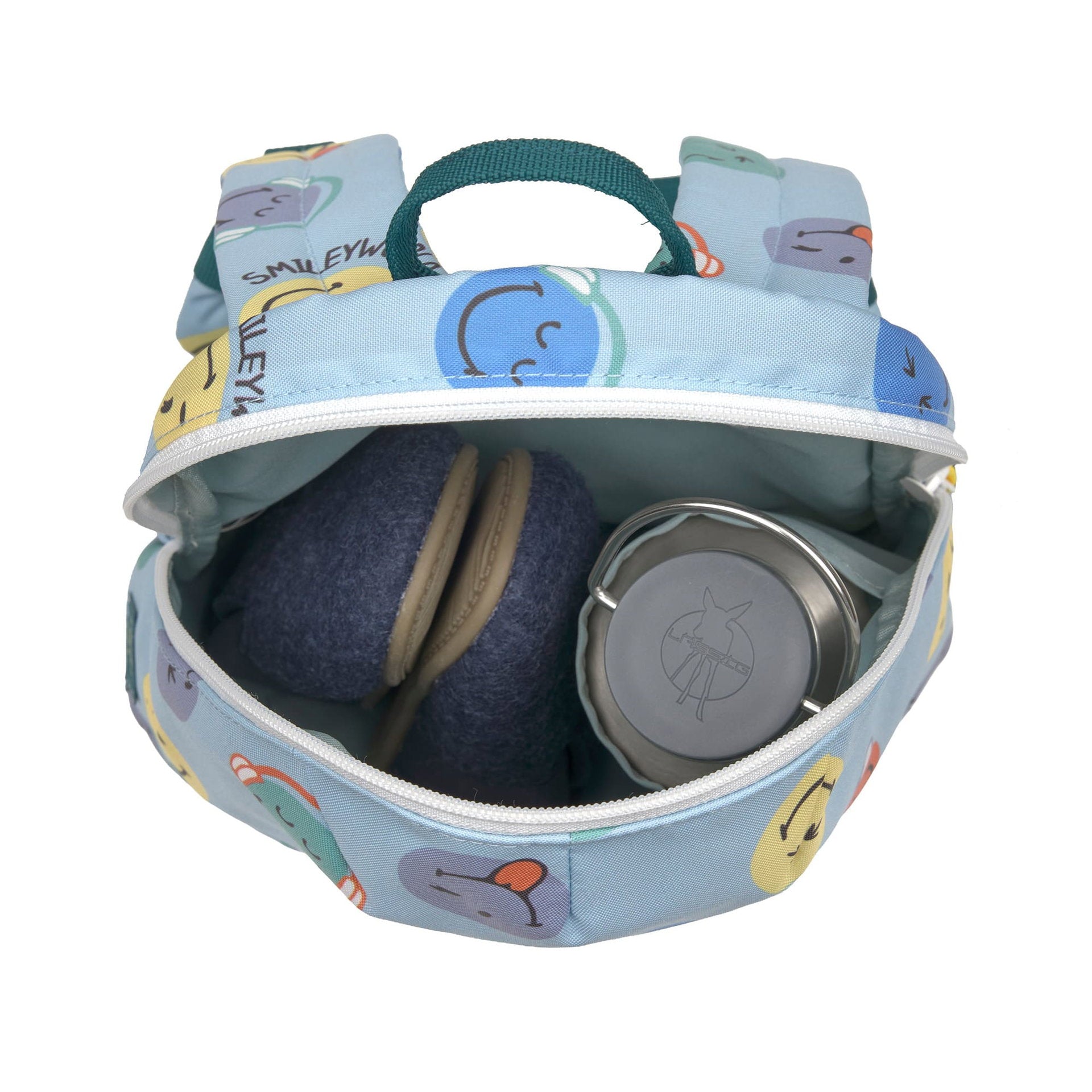 Kindergarten backpack Tiny - SmileyWorld®, blue