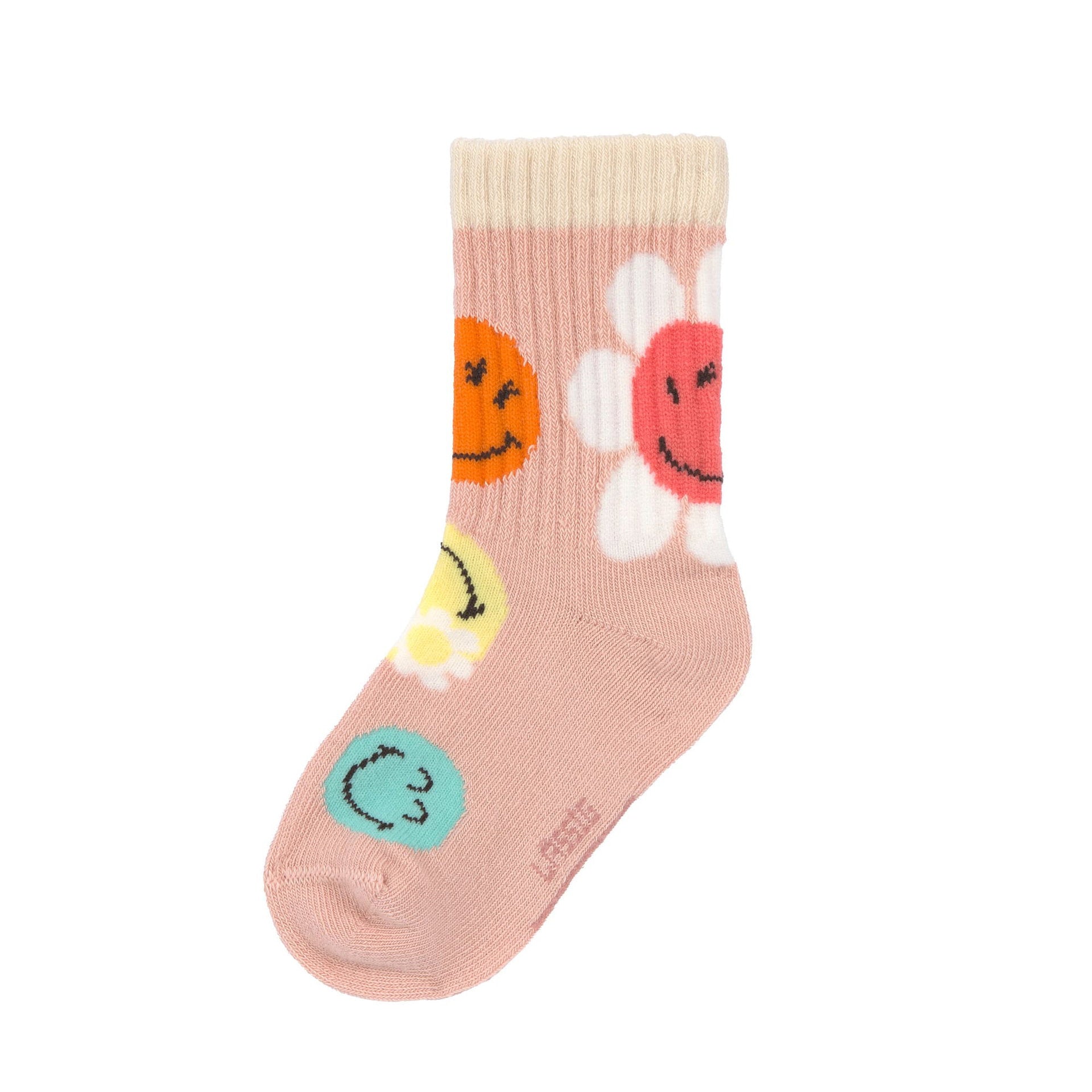 Children's socks set of 3 - SmileyWorld®, pink