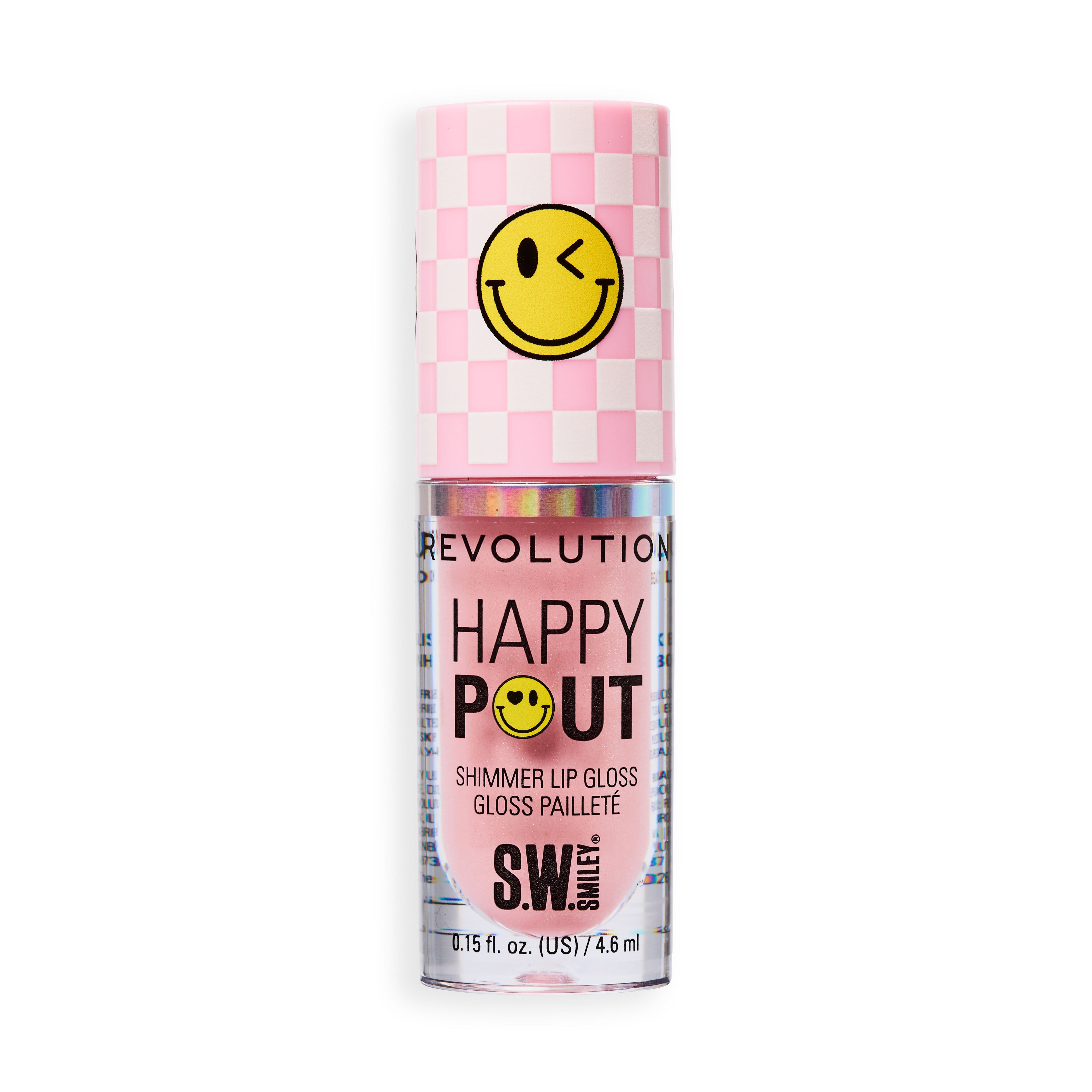 Revolution x S.W.Smiley Happy Pout Lip Gloss Pink Bliss