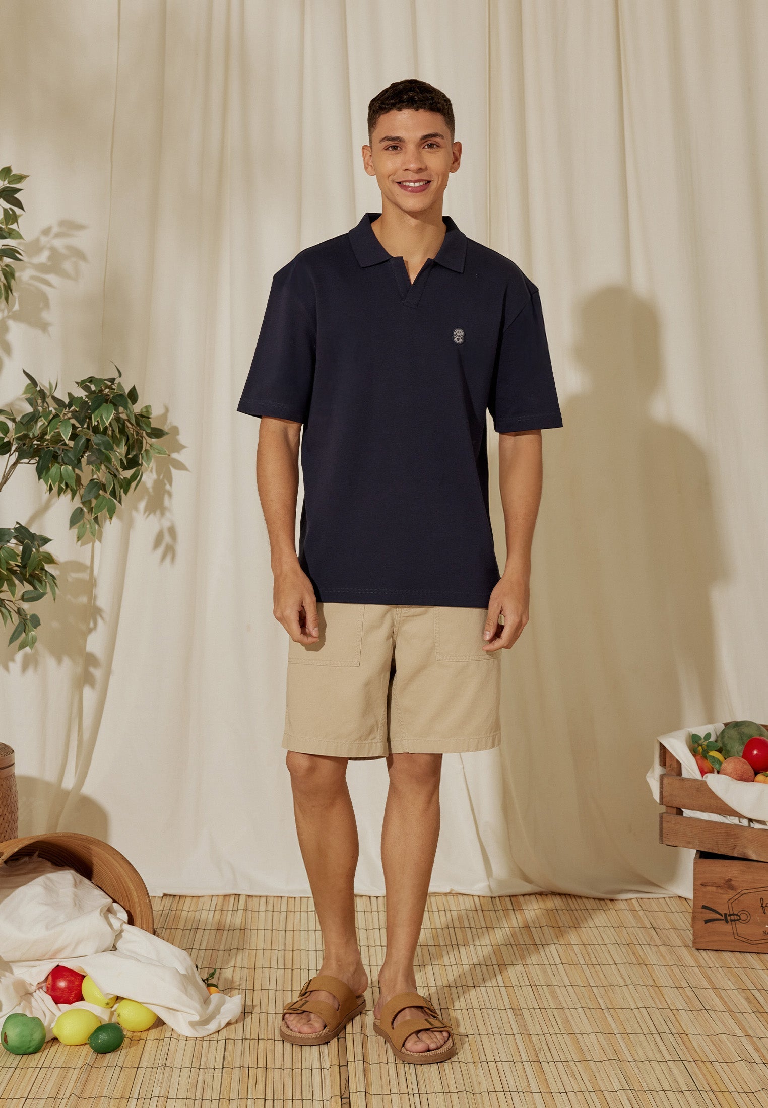 Osella x S.W Smiley Luca Polo Shirt