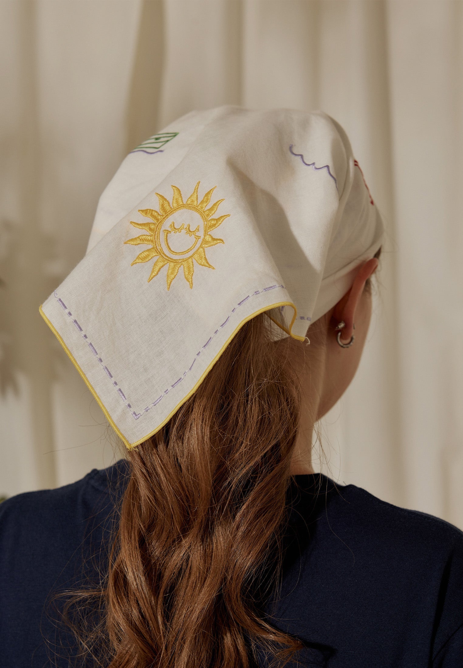 Osella x S.W Smiley Summer Scarf