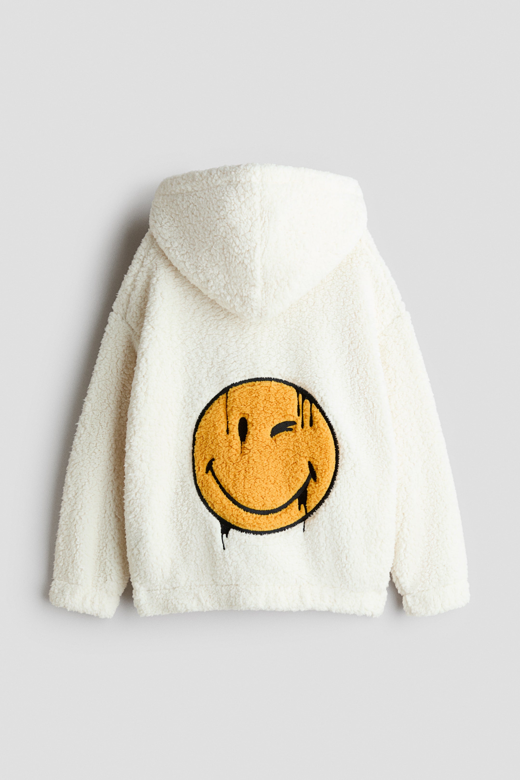 Teddy zip-through hoodie