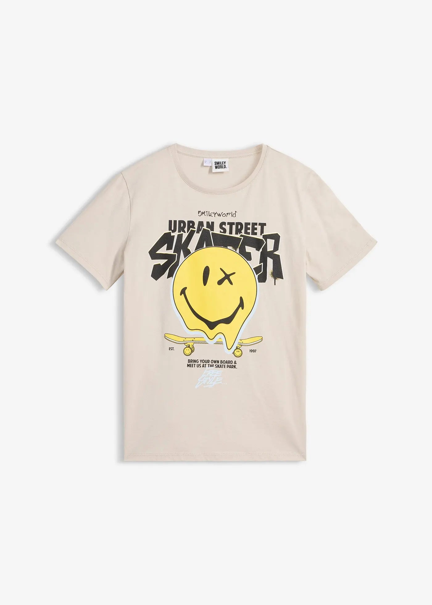 Smiley T-shirt made from pure organic cotton