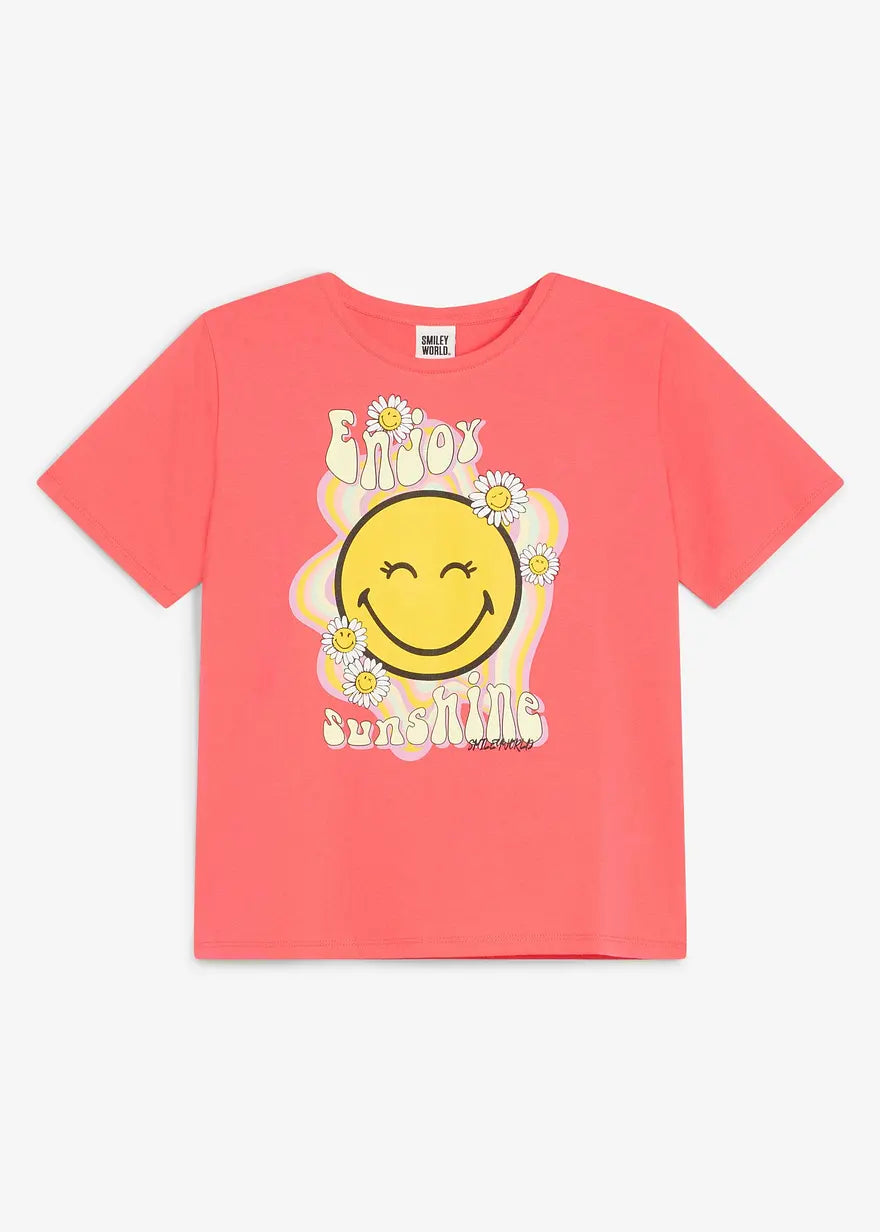 Smiley T-shirt made of pure cotton