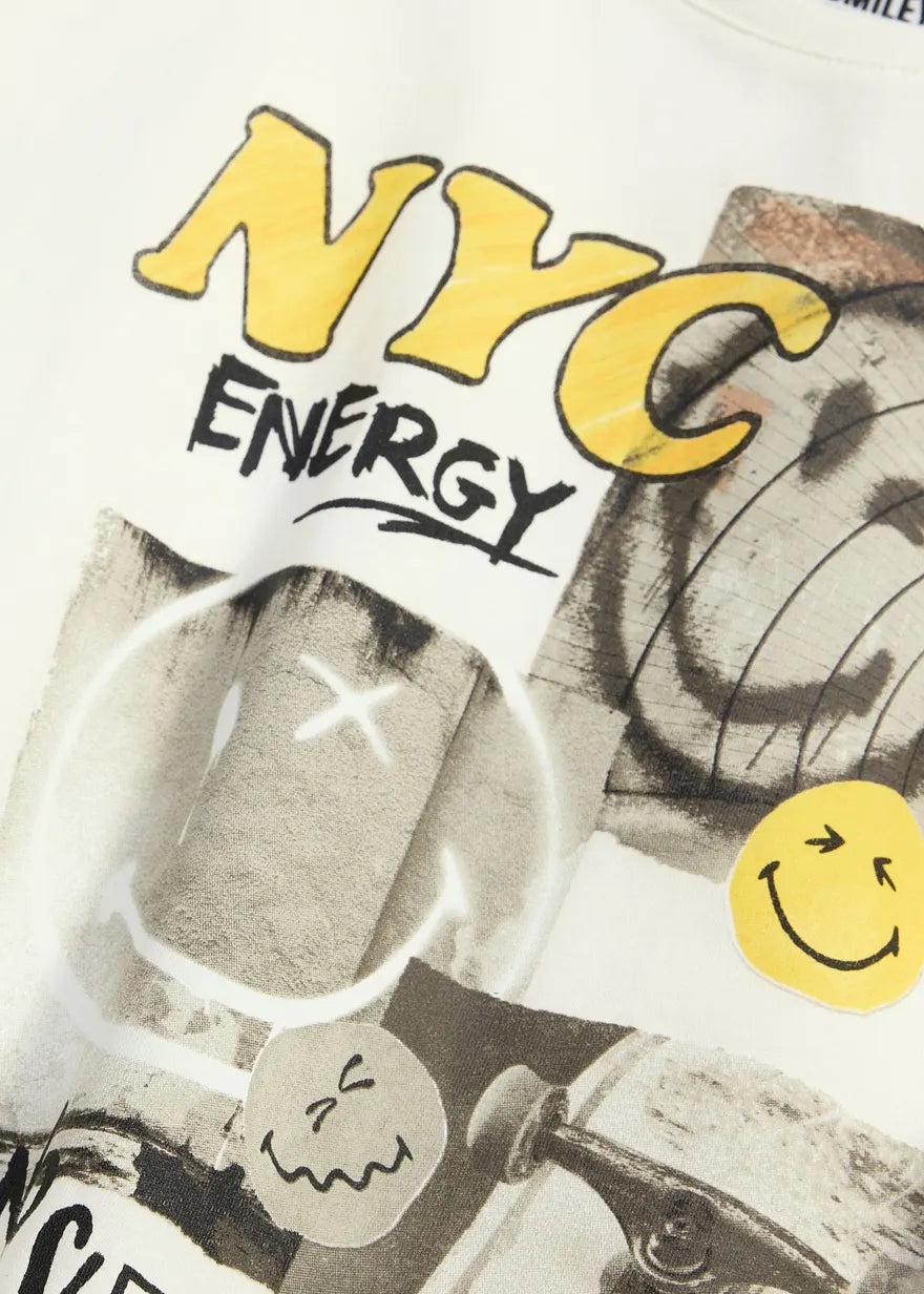Smiley World T-shirt made of pure cotton in a loose fit