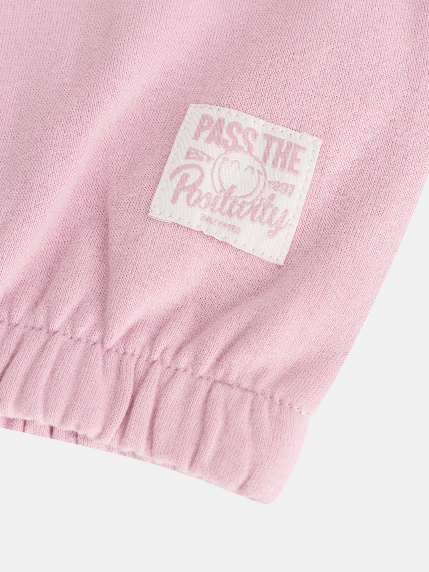 Pink hoodie with SMILEYWORLD print for girls