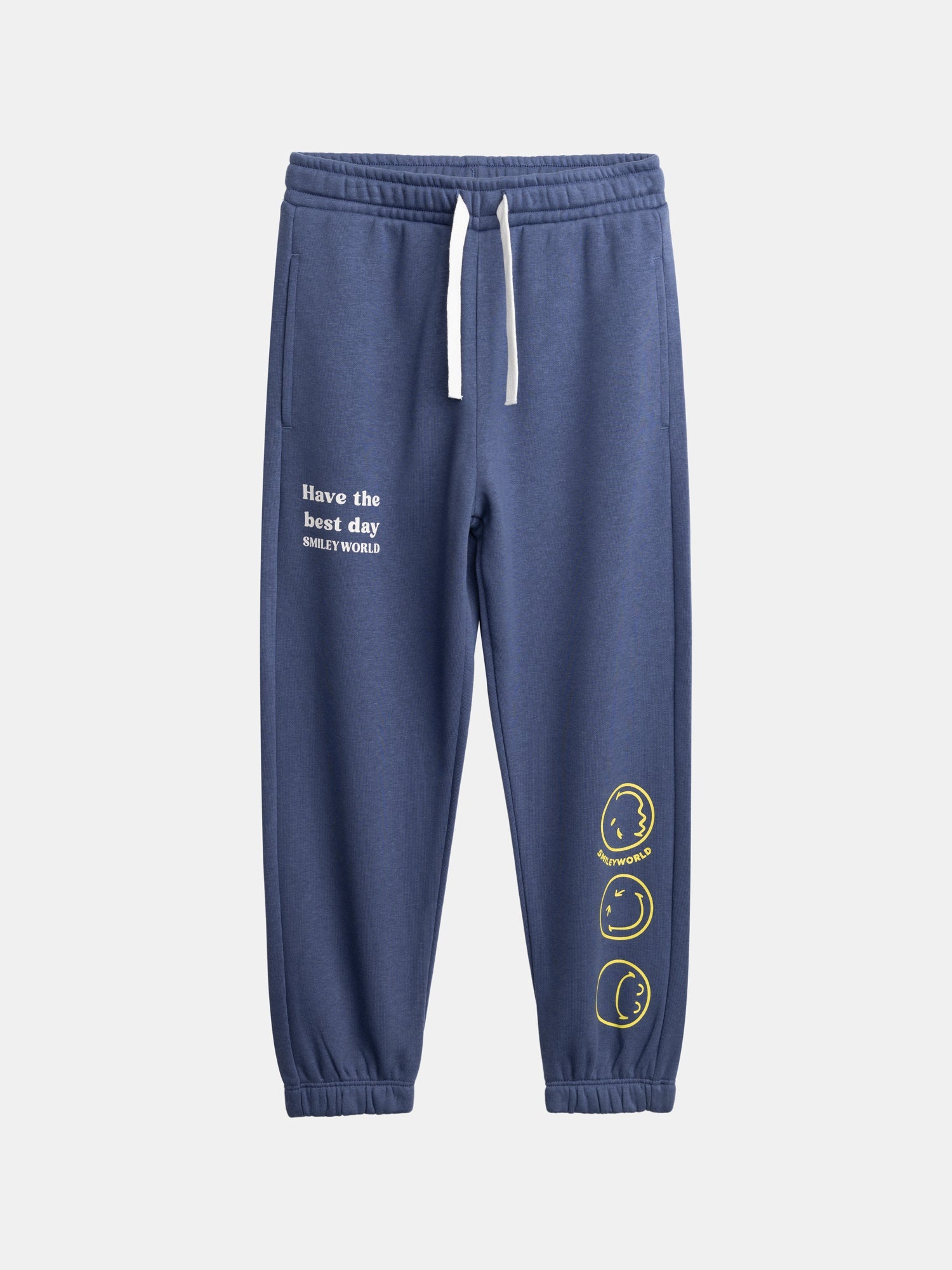 Blue Jogging with SMILEYWORLD® Print for Boys