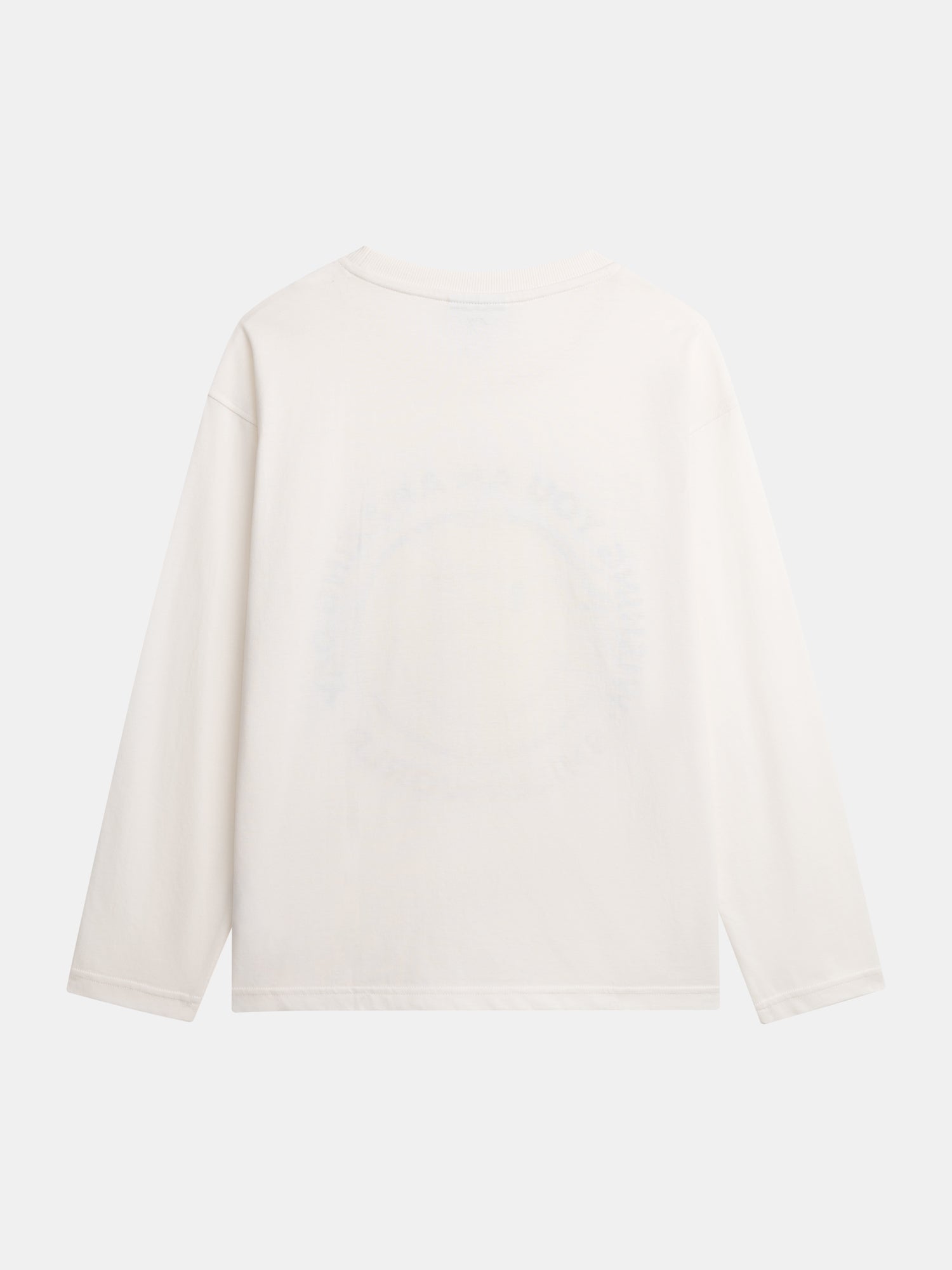 Off-White Long Sleeve T-Shirt with SMILEYWORLD Print for Boys
