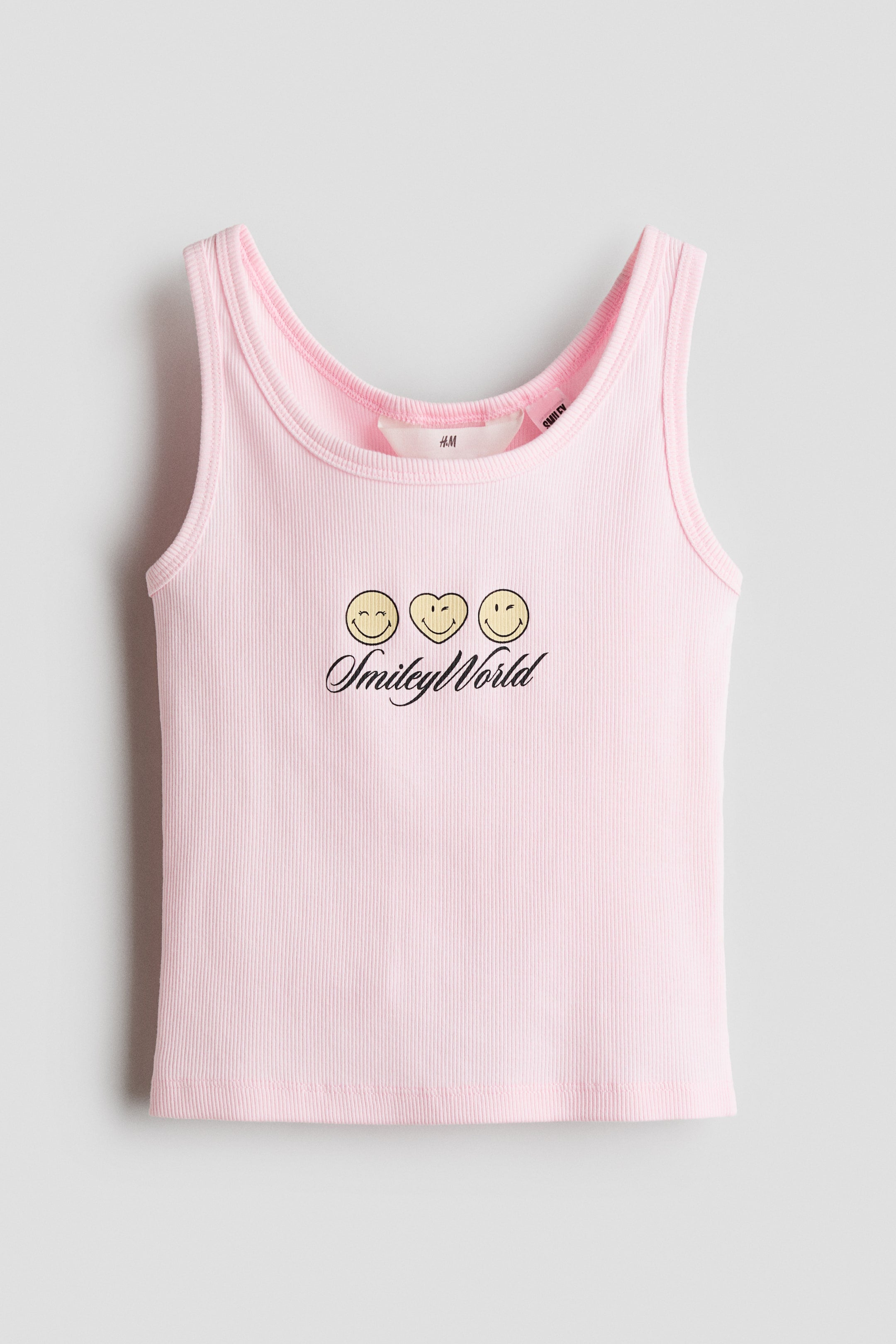 Print-motif vest top