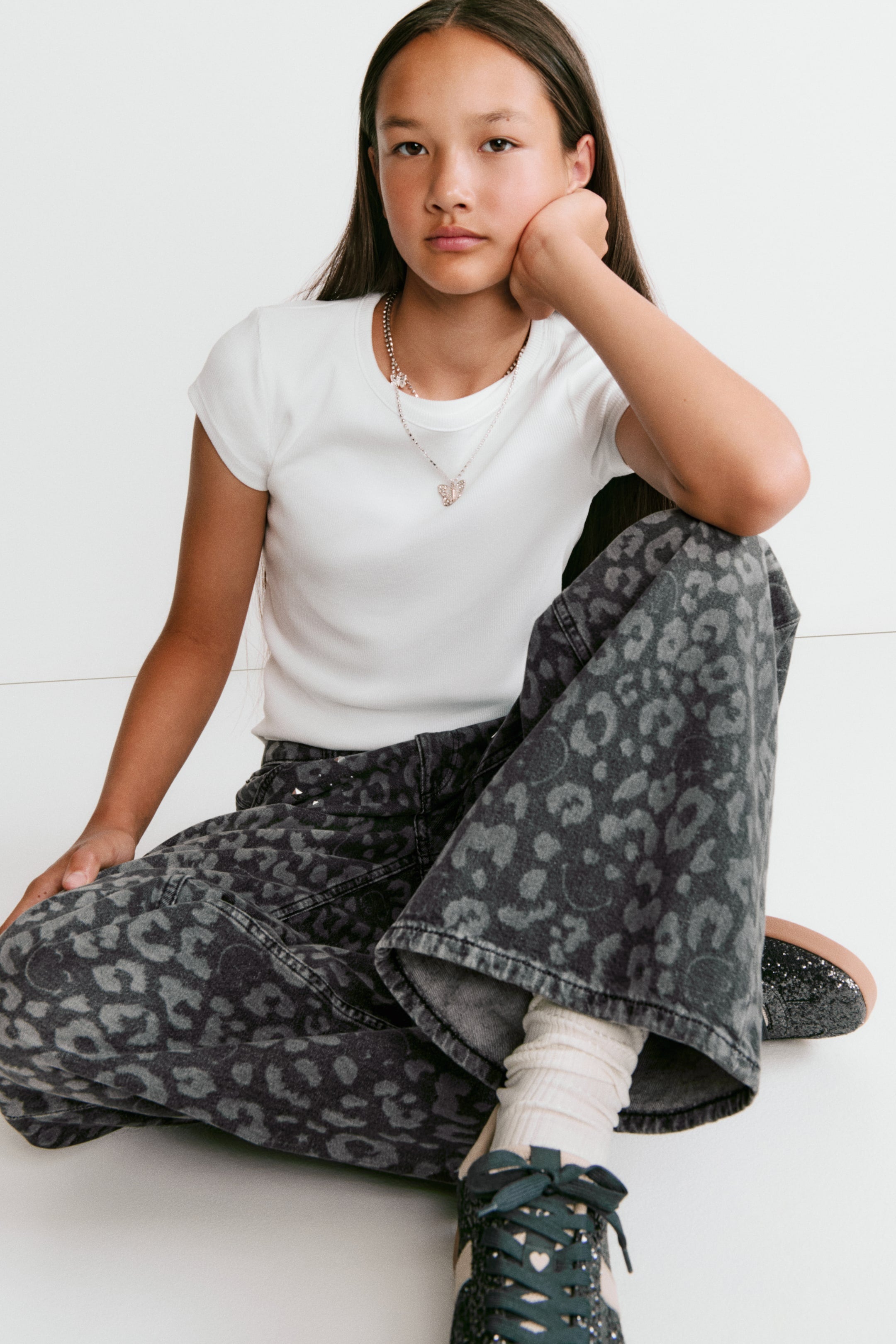 Wide Leg Low Jeans