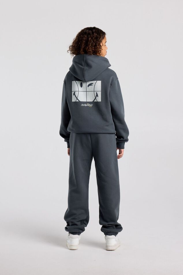 Relaxed fit Smileyworld® hoodie with embroidery