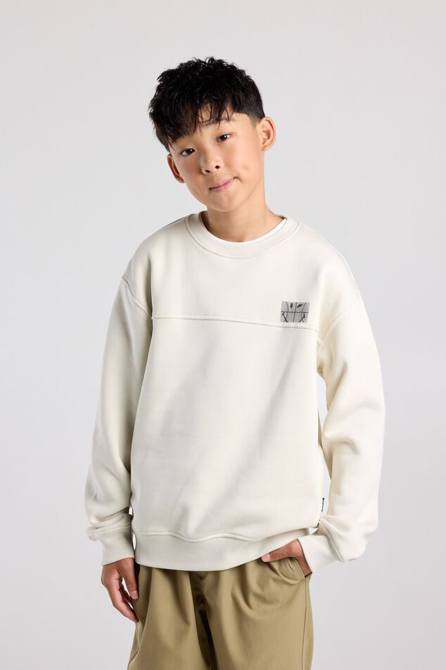 Relaxed fit sweater with Smileyworld® chest and back print