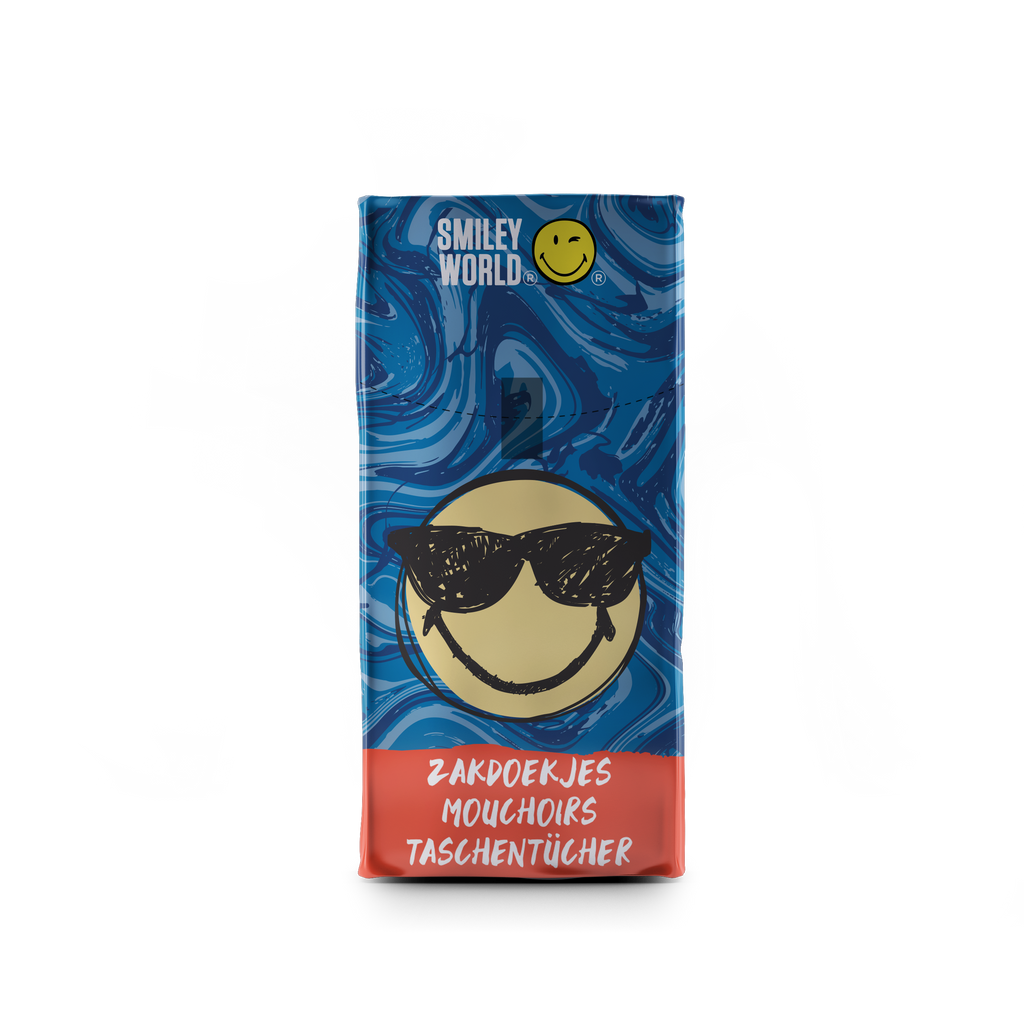 SmileyWorld® Handy 4-Ply Pocket Tissues