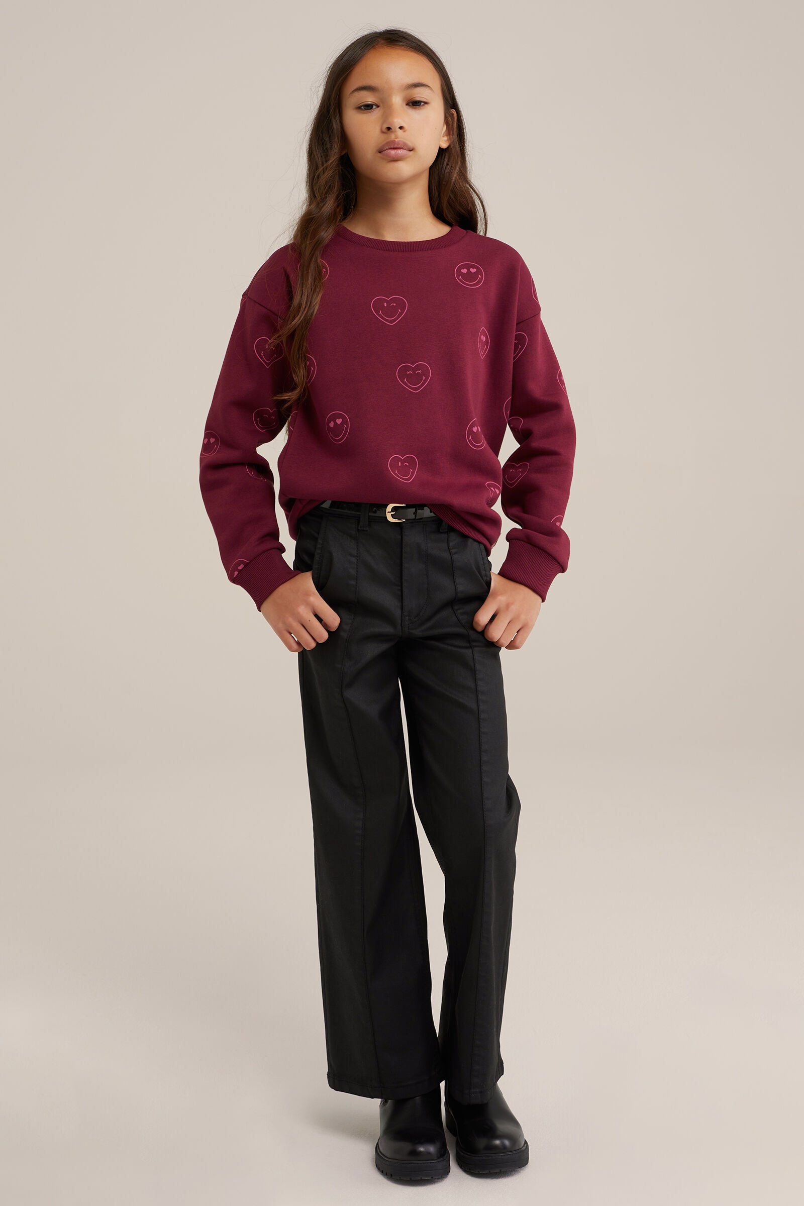 Girls SmileyWorld® Sweater with Design