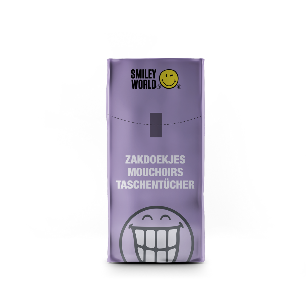 SmileyWorld® Happy On-the-Go Pocket Tissues