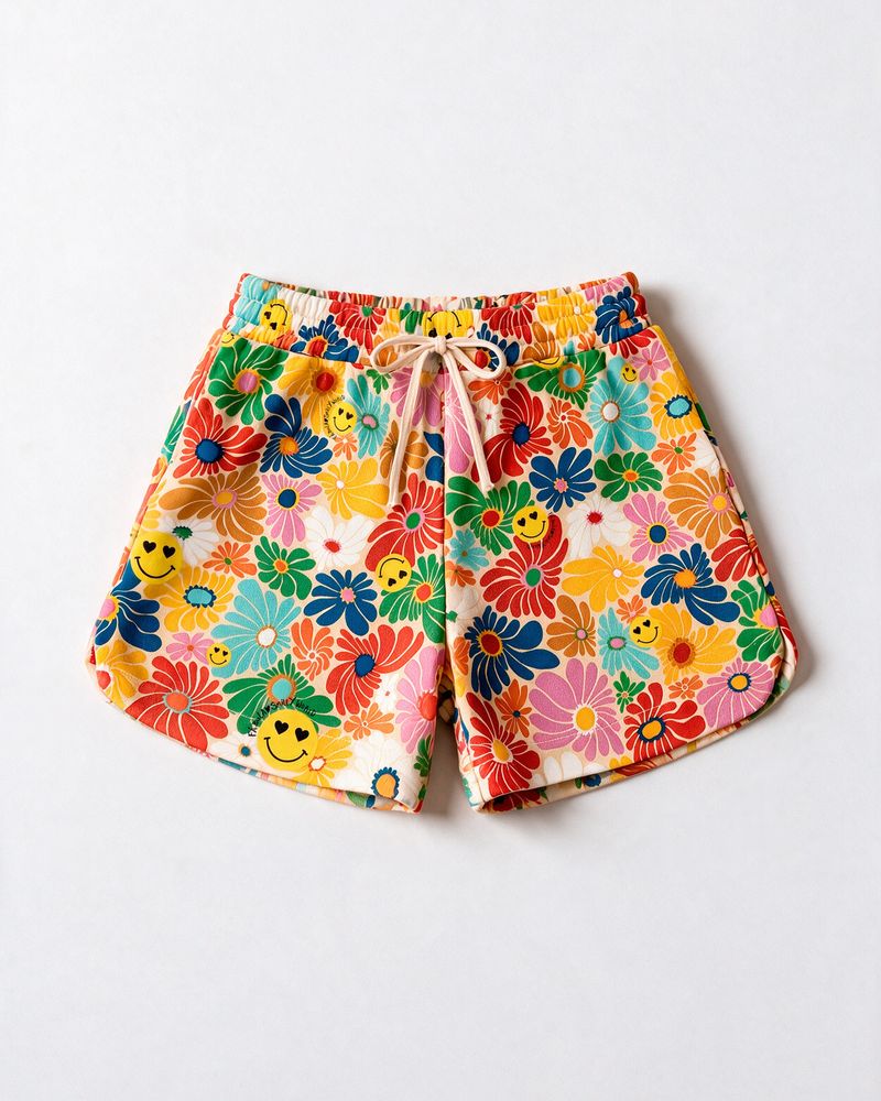 Daisy Solar Maxi Sweat Shorts Smileyworld®