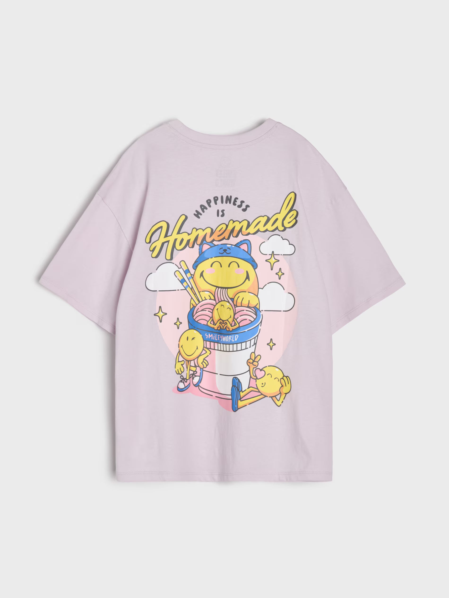 Cotton T-shirt with SmileyWorld print