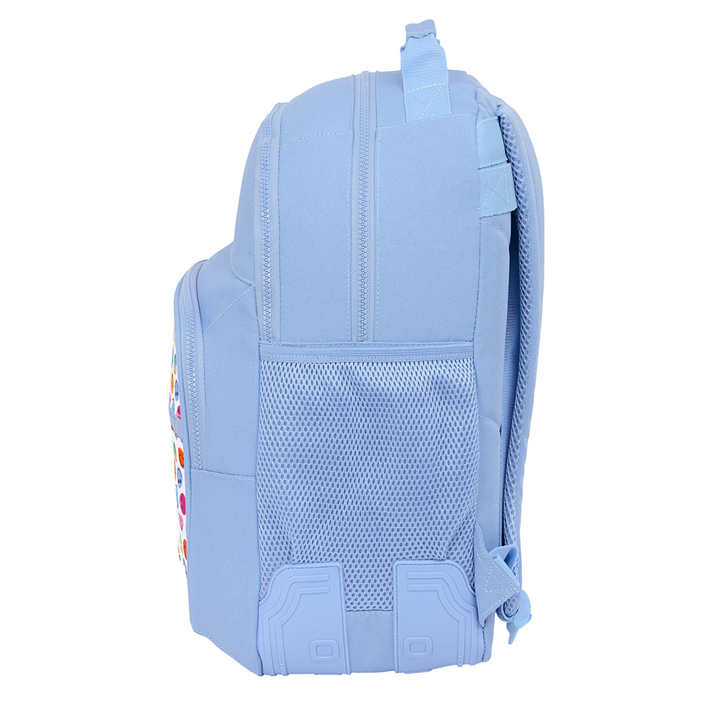 MOCHILA DOBLE ADAPT.CARRO RECICLADO SMILEY WORLD JOYFUL
