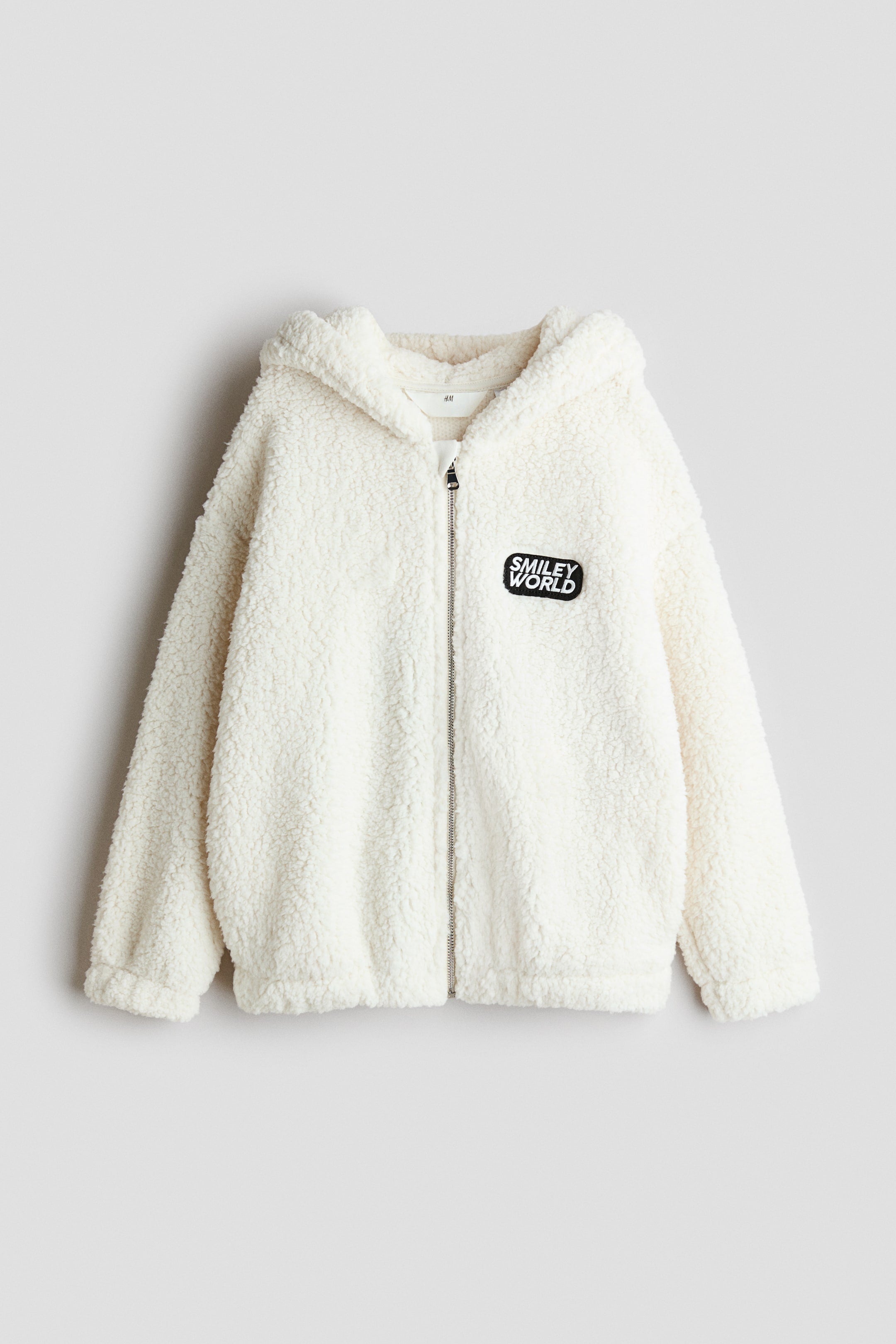 Teddy zip-through hoodie