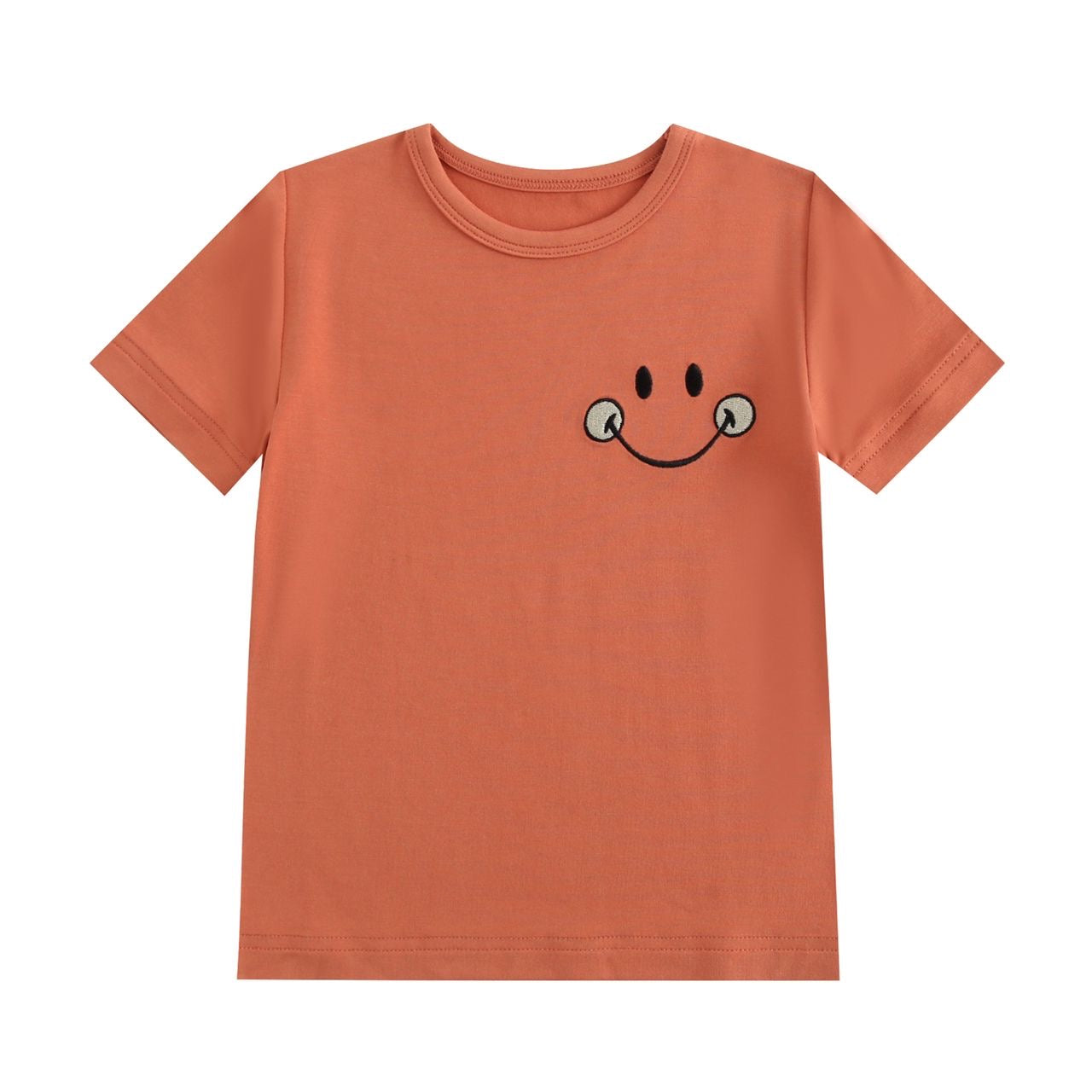 T-shirt - Mini Smiley® Happy Rust - Luxe Bamboo