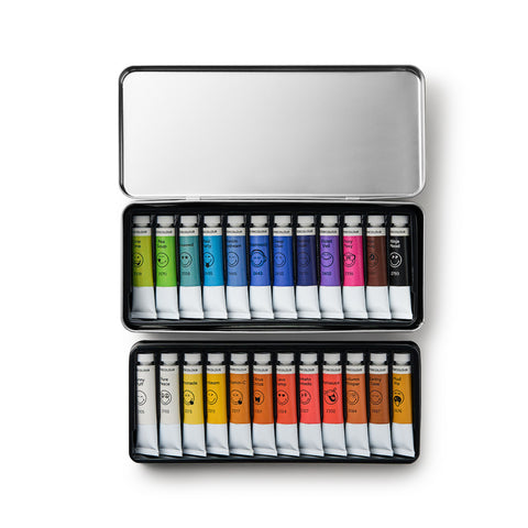 Artsmile & SmileyWorld® Watercolours, Set of 24*12ml