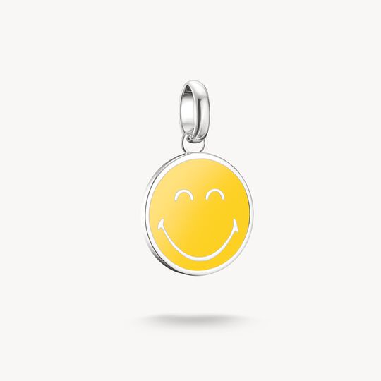 Silver SMILEYWORLD® Calm Charm Pendant Connect