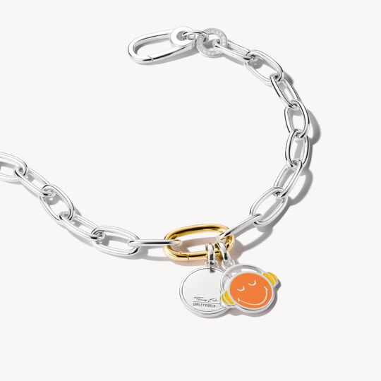 Silver SMILEYWORLD® Calm Charm Pendant Connect
