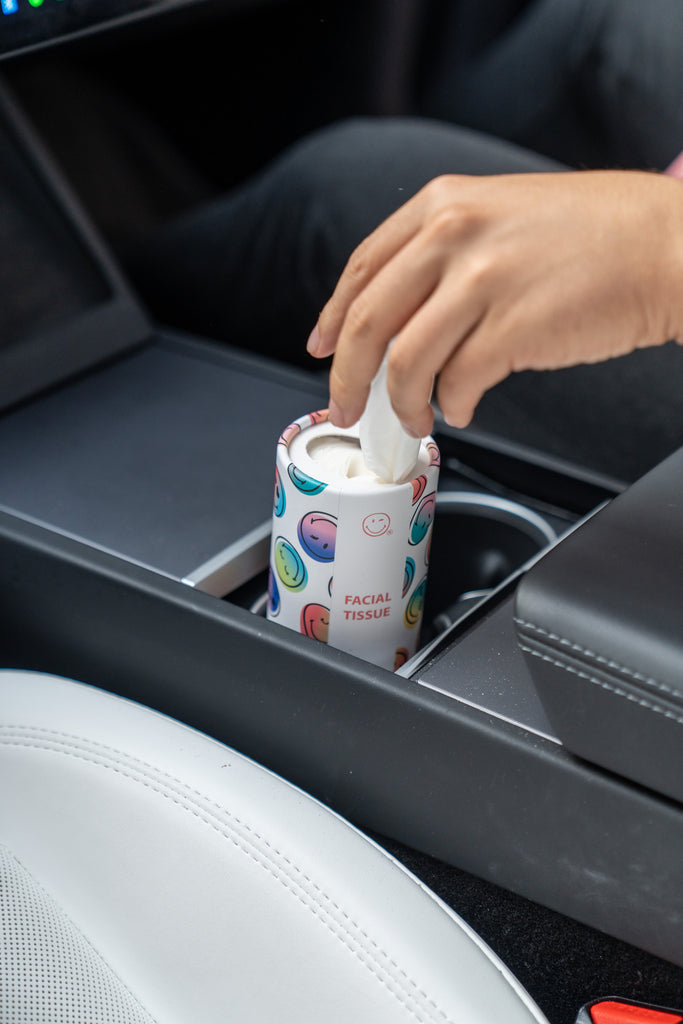 SmileyWorld® Car & Home Cylinder Tissues 4-Pack