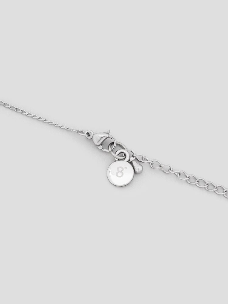 S.W.Smiley Necklace - Light Grey