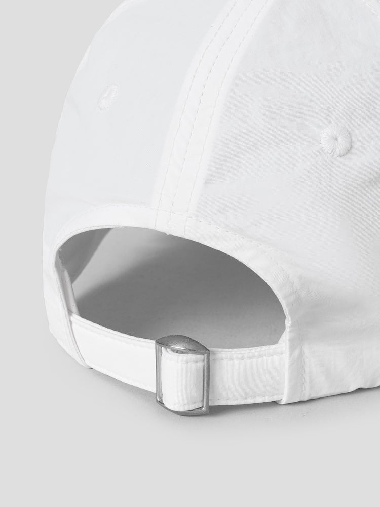 S.W.SMILEY® Embroidered Logo Ball Cap - White