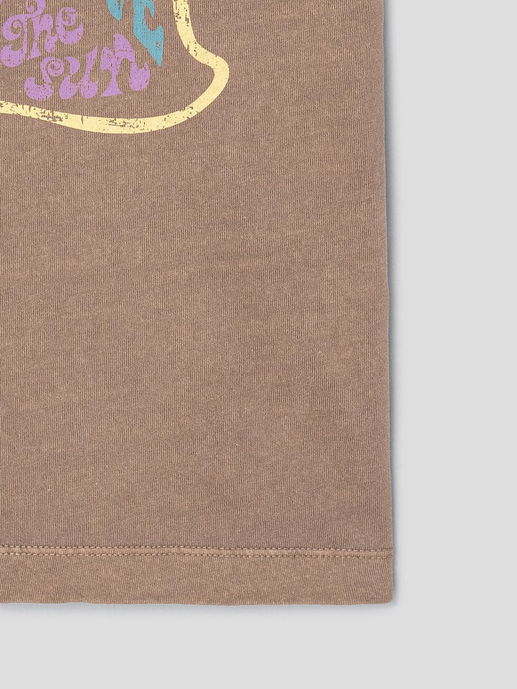 S.W.SMILEY® Relaxed Fit Graphic T-shirt - Brown