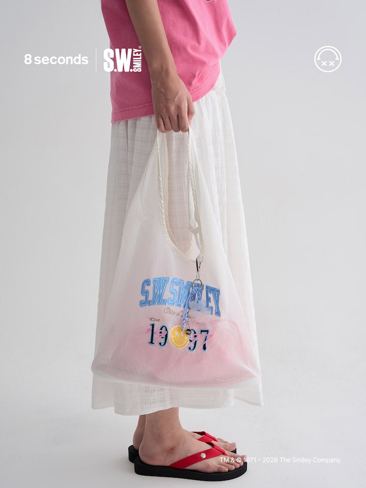 S.W.SMILEY® Double Net Bag - White