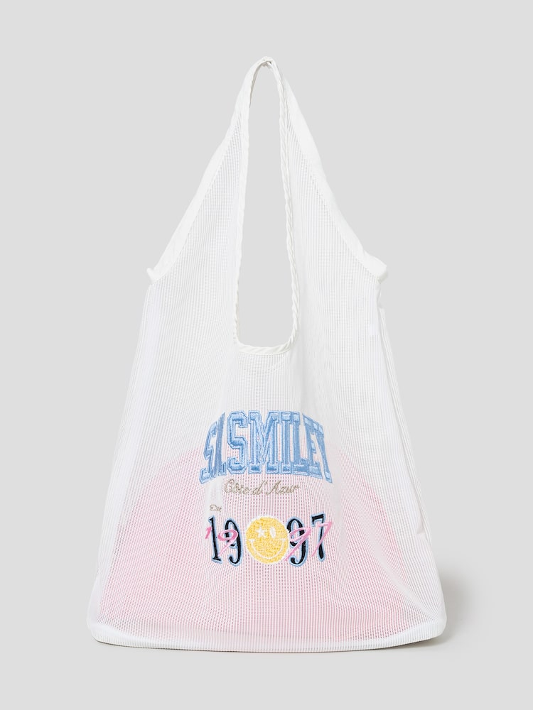 S.W.SMILEY® Double Net Bag - White