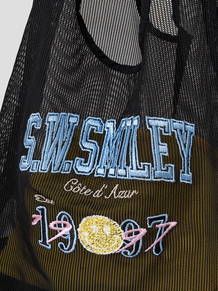 S.W.SMILEY® Double Net Bag - Black