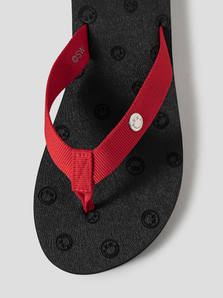 S.W.SMILEY® Flip-flops - Red