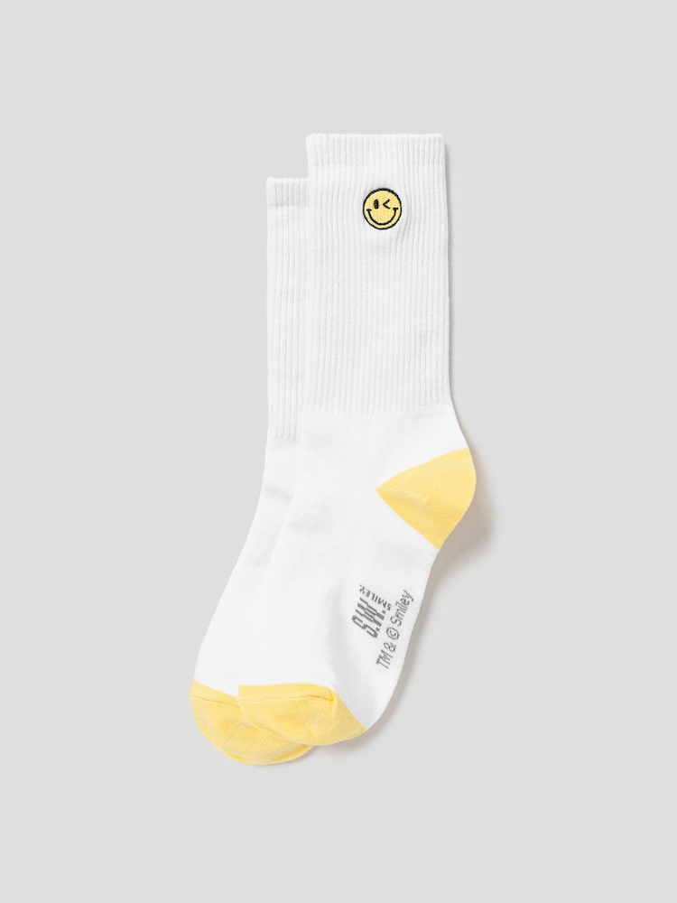 S.W.SMILEY® Socks 3-Piece Set - Yellow