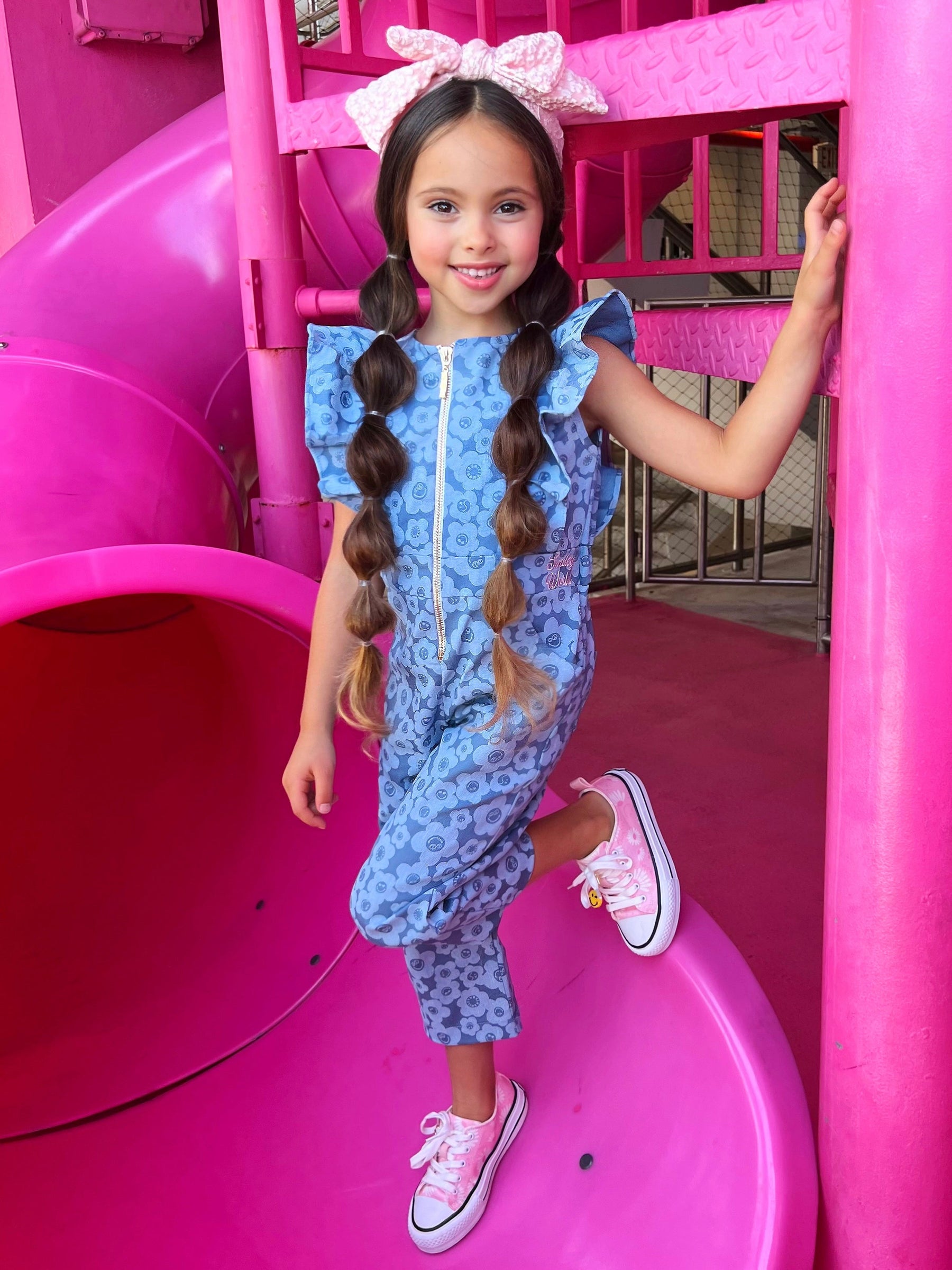 SmileyWorld Radiant Rebel Denim Jumpsuit
