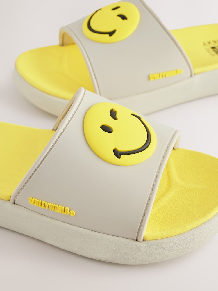 Bone White SmileyWorld Beach Sliders
