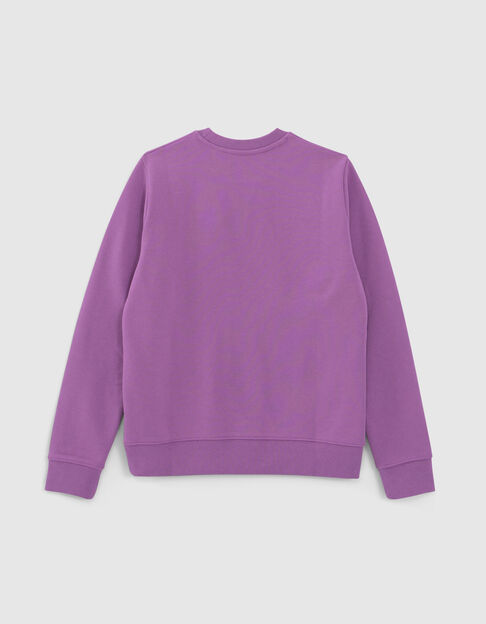 Boys’ Purple Sweatshirt with Embossed SmileyWorld Image