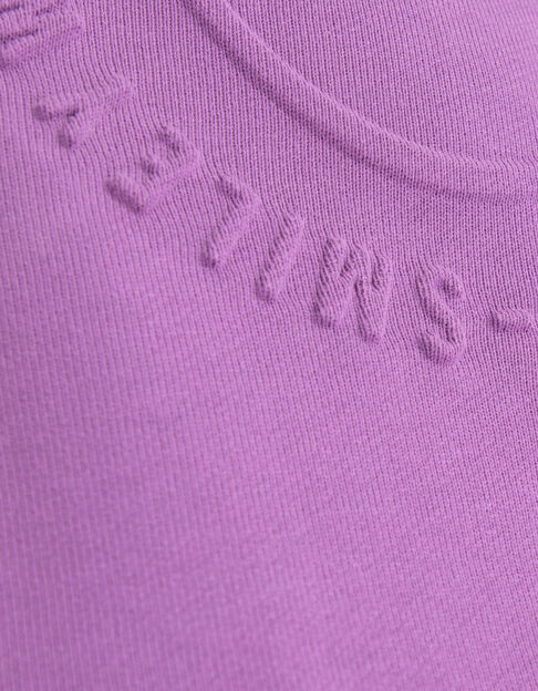 Boys’ Purple Sweatshirt with Embossed SmileyWorld Image