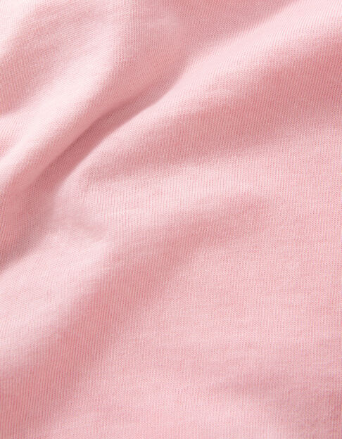 Girls’ Pink T-Shirt with SmileyWorld Embroidery