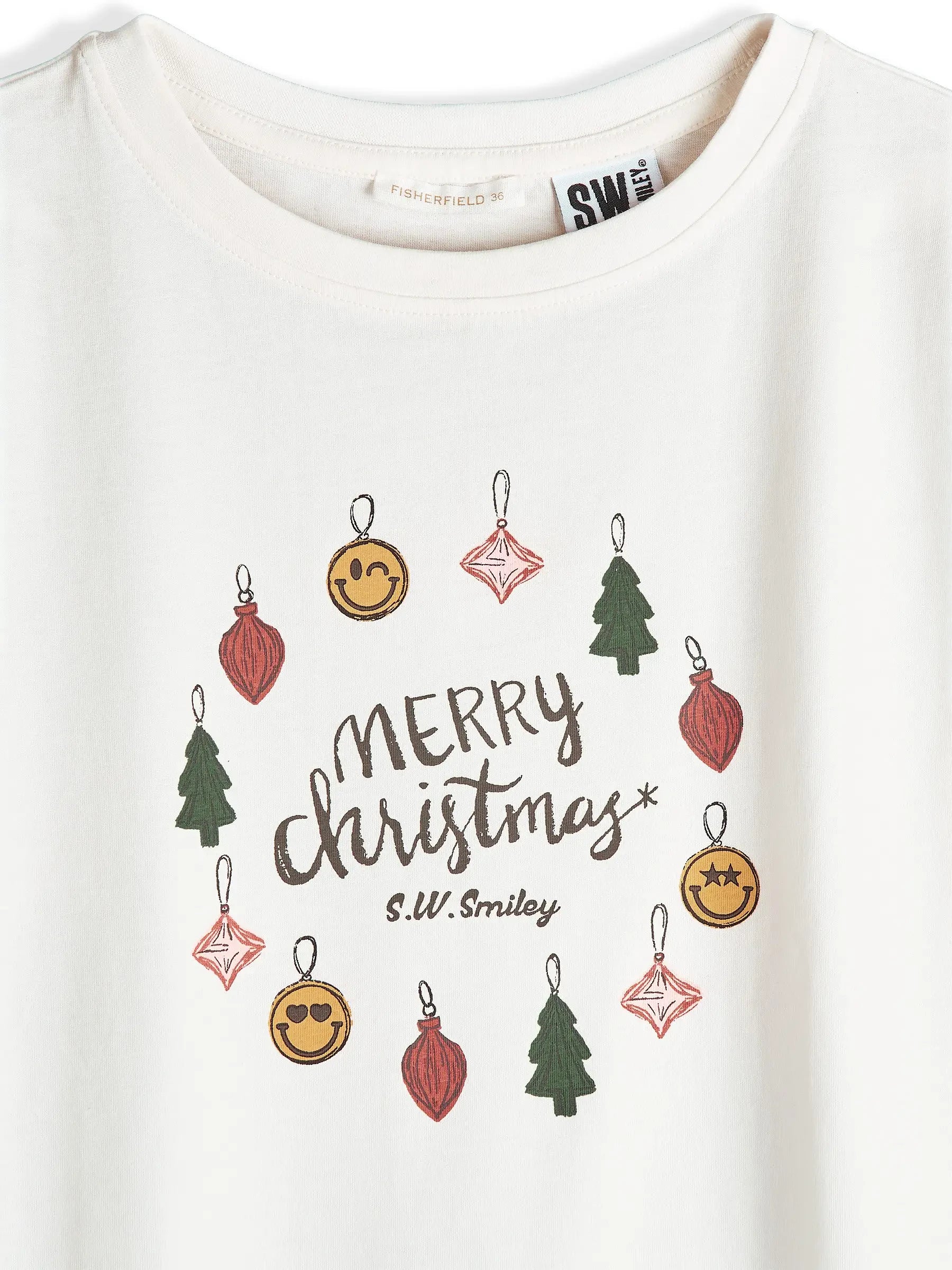Cotton Christmas t-shirt S.W. SMILEY