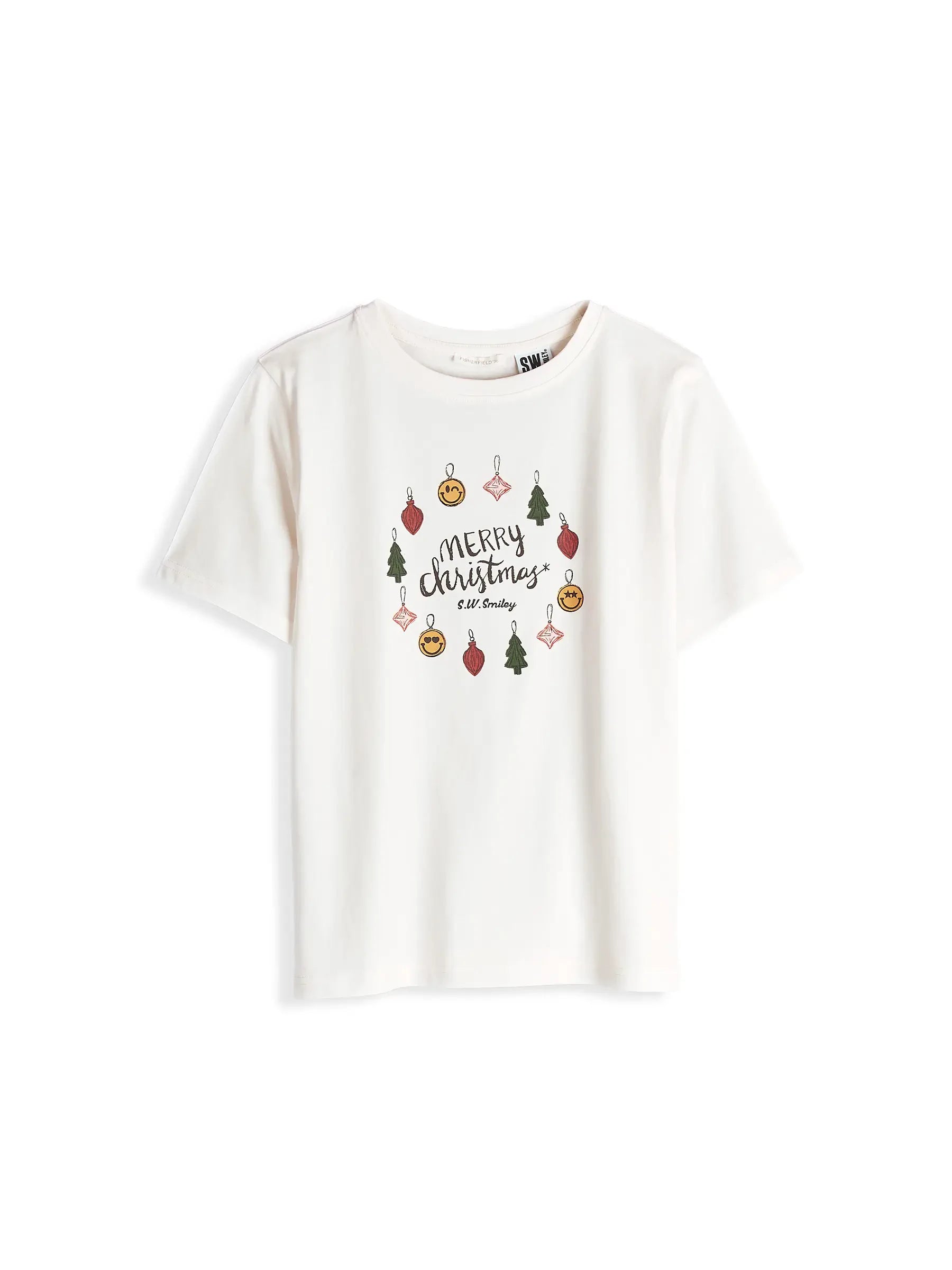 Cotton Christmas t-shirt S.W. SMILEY