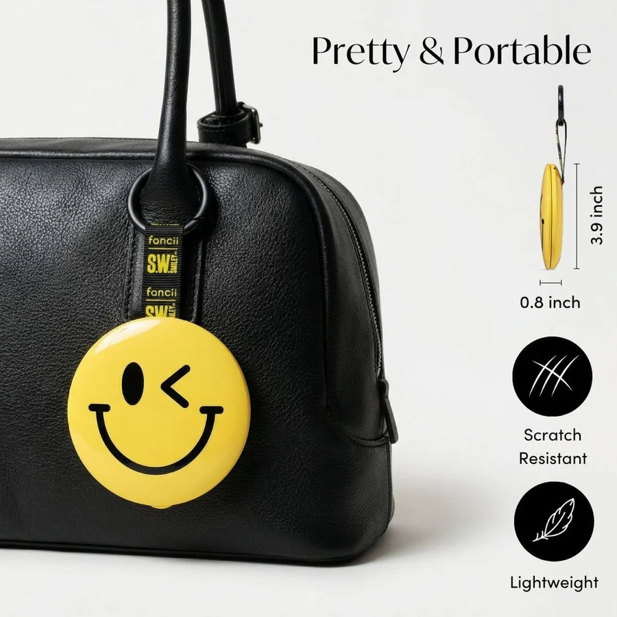 Fancii x S.W.Smiley Bag Charm Mirror