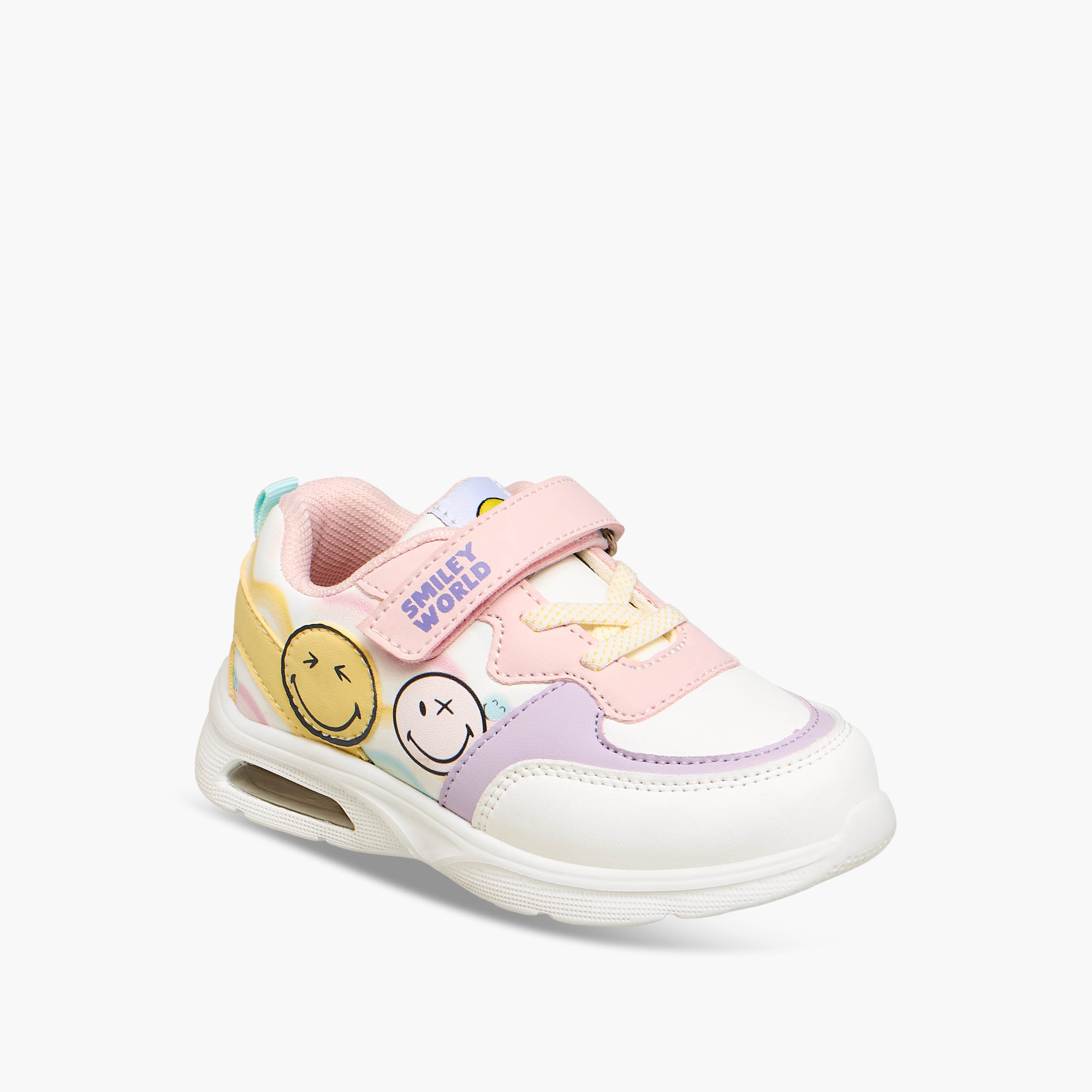 SmileyWorld Girls Colorblock Sneakers